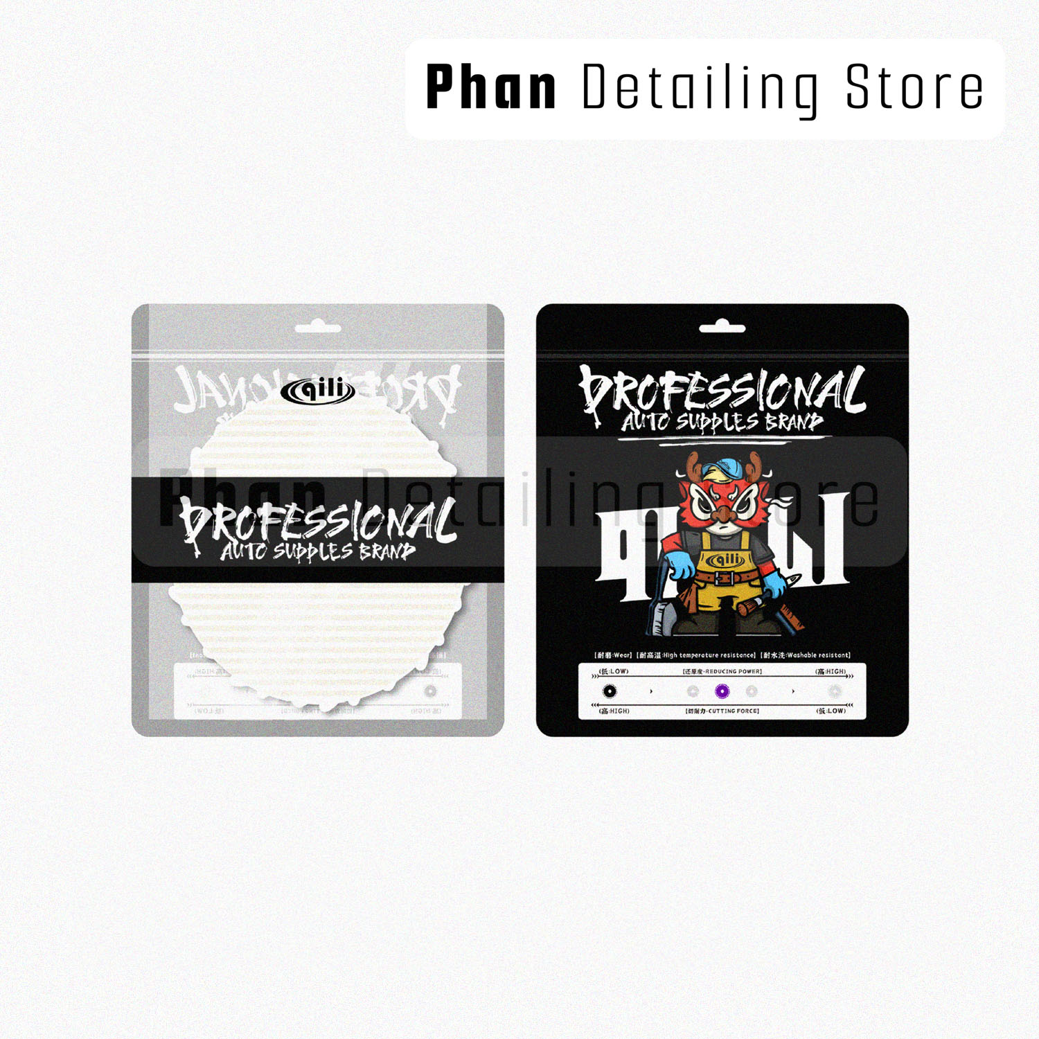 Phớt Lông Cừu Ngắn Kẻ Ngang Size 3 inc Qili